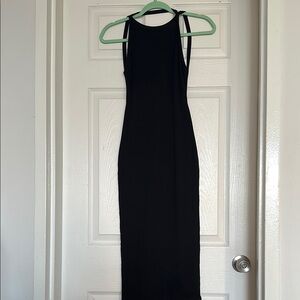 Stretchy Bodycon Midi Dress – Backless